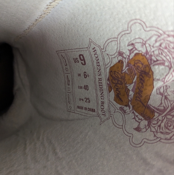 ICON Leather Women Riding Boots Black Color Biker Moto Size 9 US YKK Zippers - Picture 15 of 16